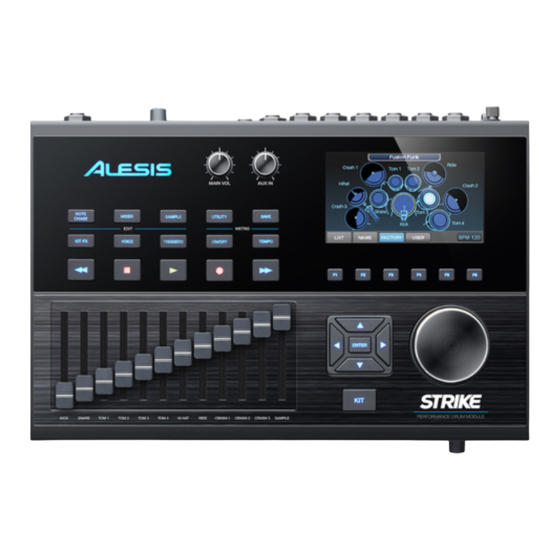 Alesis Strike Quick Start Manual