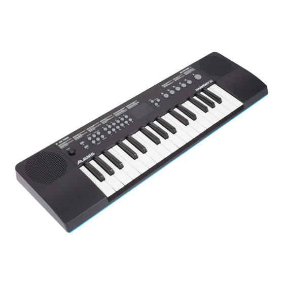 Alesis Harmony 32 User Manual