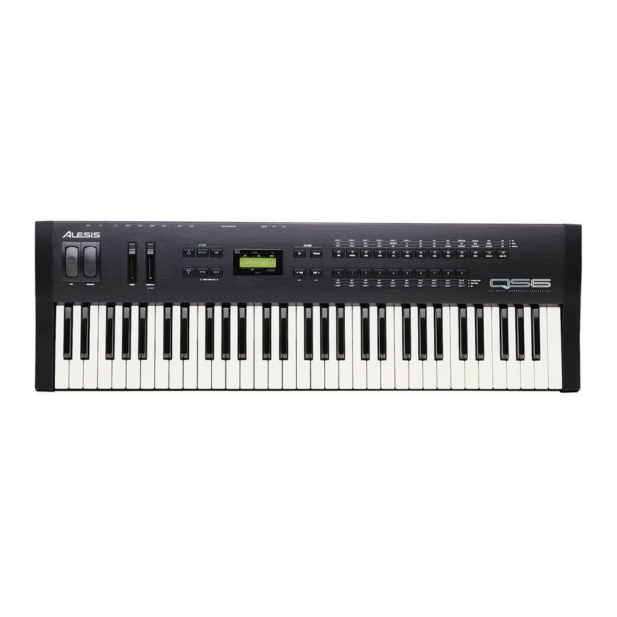 Alesis QS Series Manuals